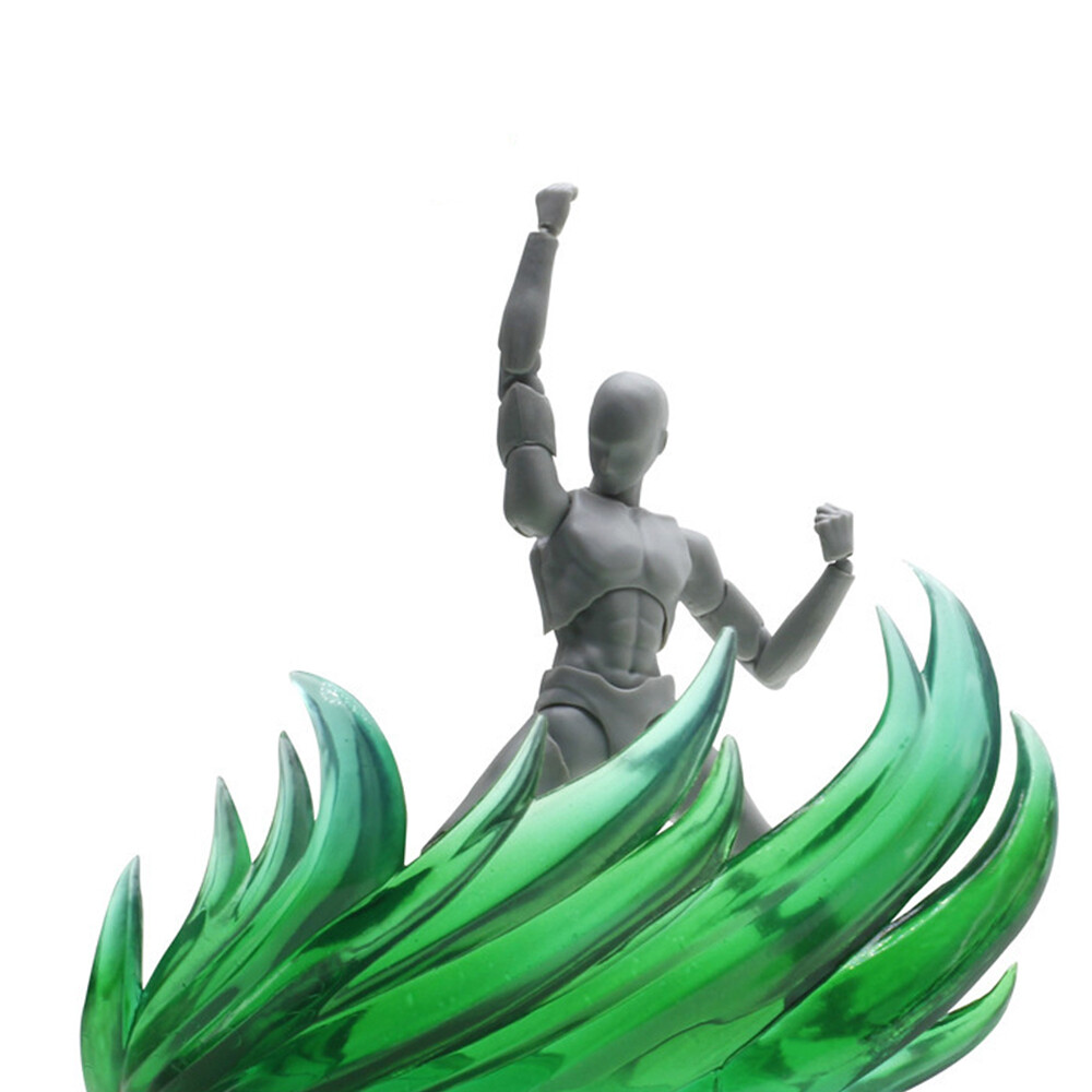 2X Wind Flame Impact Aura Burst Burning Effect For Tamashii Action 1/12 Figures