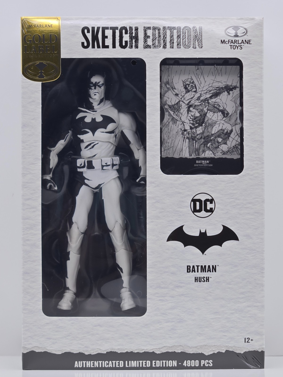 Mcfarlane Toys DC Multiverse Batman Hush Sketch Gold Label Action Figure 4800