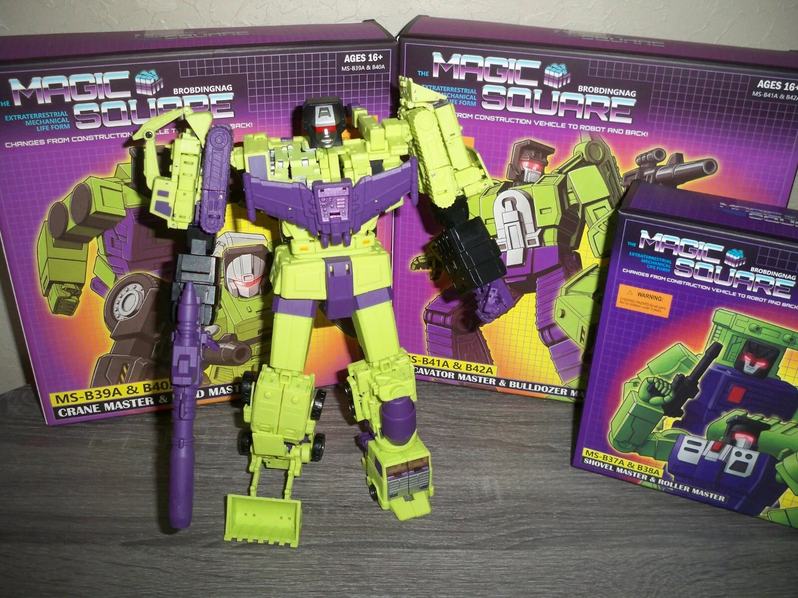 Magic Square MS-TOYS MS-B37A MS-B38A MS-B39A MS-B40A MS-B41A MS-B42A Devastator