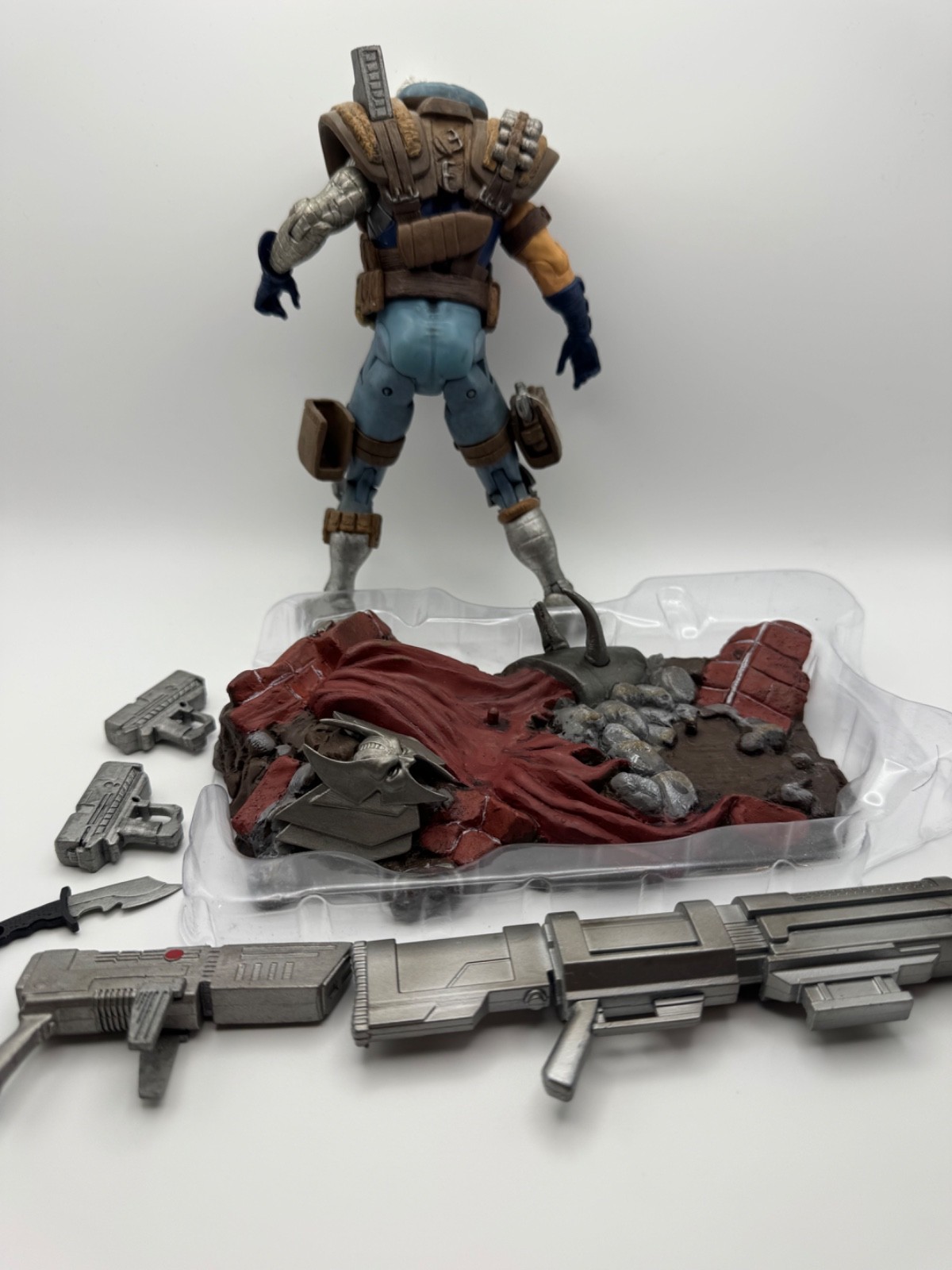 MARVEL Diamond Select X Men CABLE Deluxe 7&Prime; Action Figure Used
