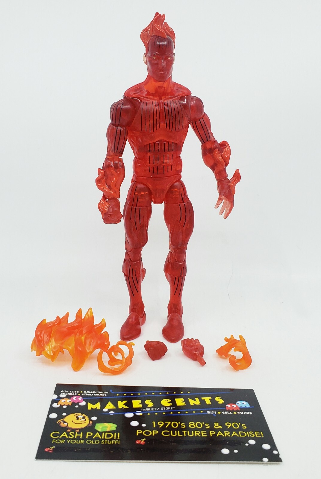 2021 Marvel Legends Fantastic Four Human Torch 6&Prime; Action Figure Hasbro