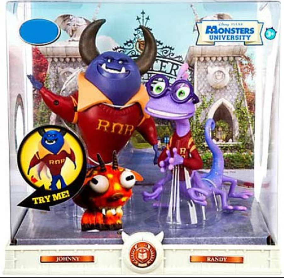 Disney Pixar Monsters University 2pc Figurine Playset – Johnny & Randy NEW