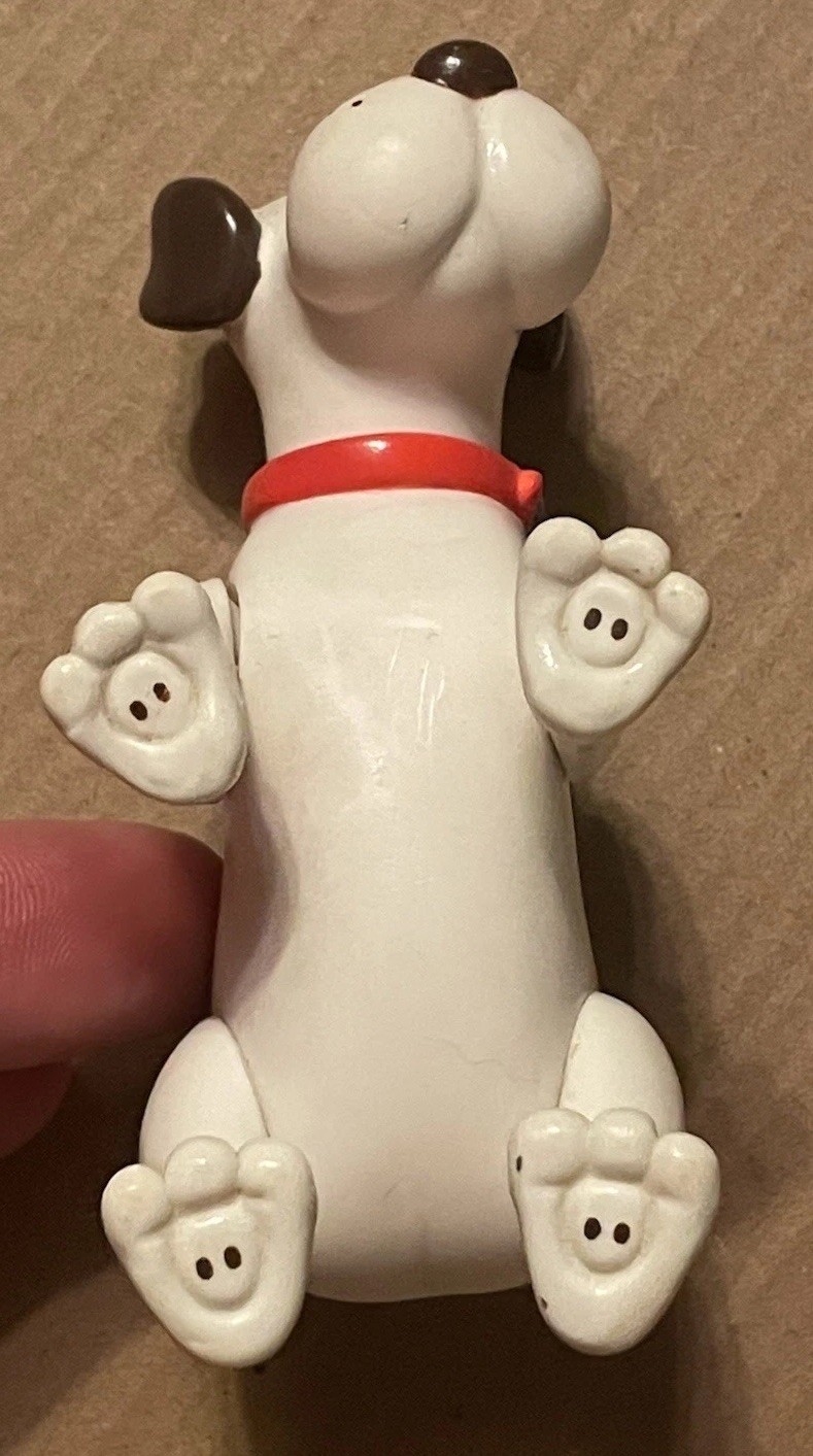VTG Pound Puppies Poseable 4” Action Figure Brown Puppy Dog PVC 1986 Tonka Toy