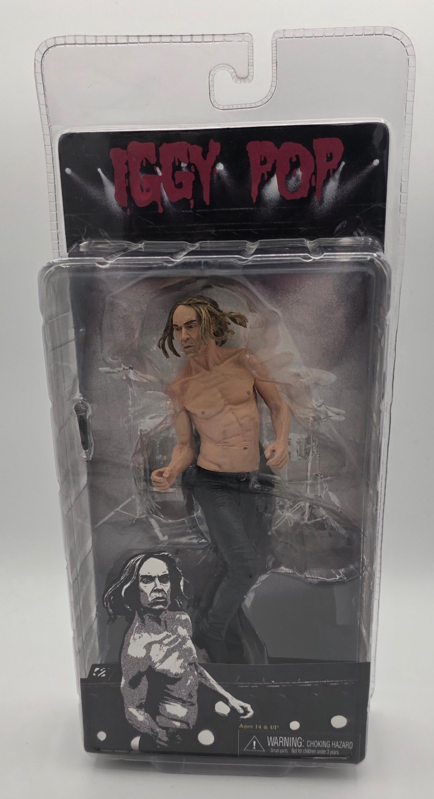 Iggy Pop 7&Prime; Action Figure NECA & Sony Music