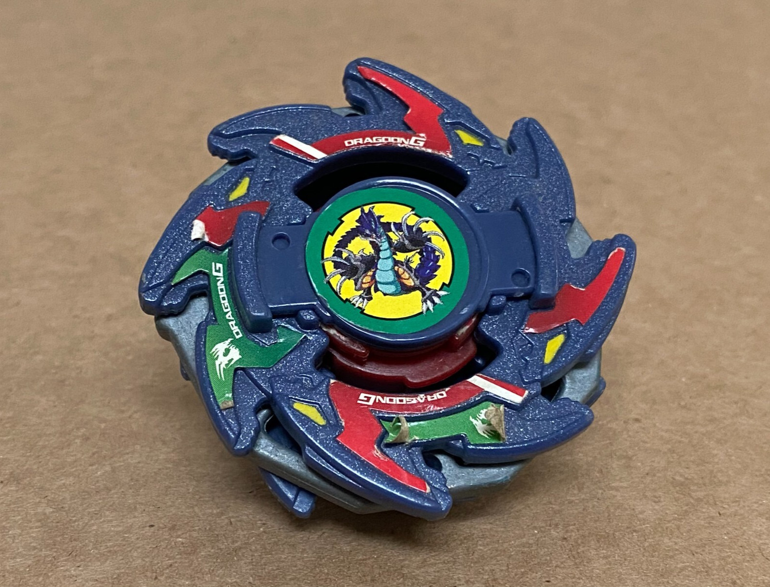 Dragoon G Metalic Blue Beyblade Engine Gear Left Spin Hasbro