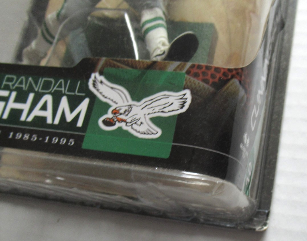MCFARLANE RANDALL CUNNINGHAM NFL LEGENDS SERIES 5 EAGLES QB 6&Prime; FIGURE NEW SEALED