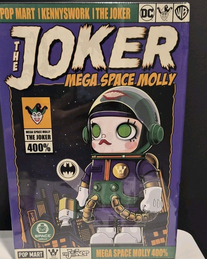 Mega Space Molly The Joker 400% authentic Pop Mart authenticc