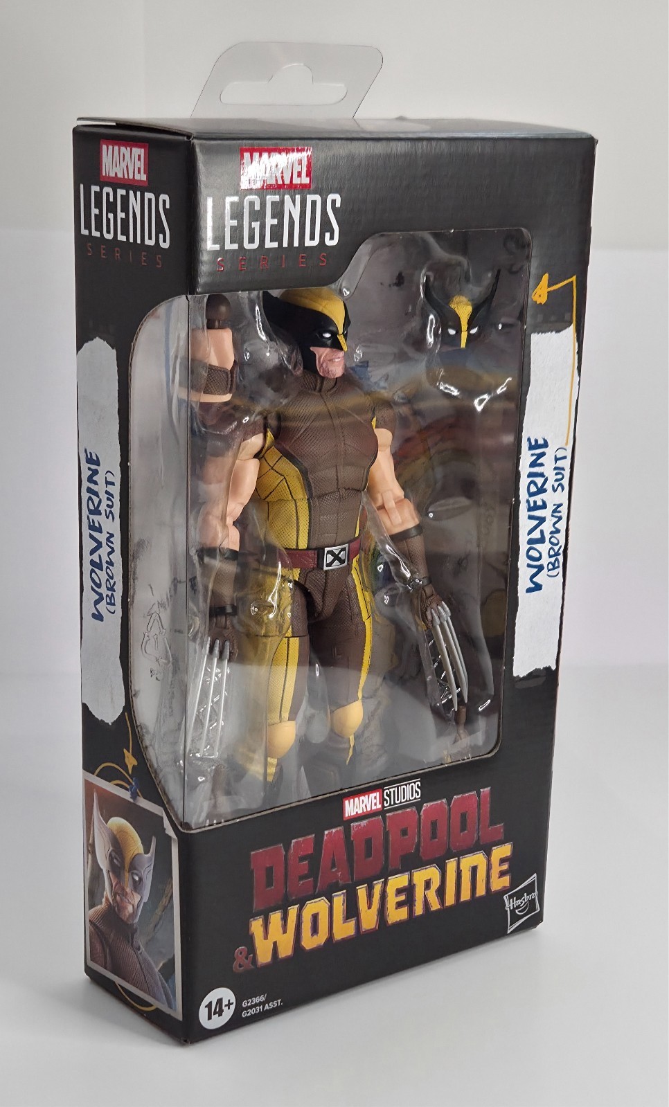 WOLVERINE Brown Suit DEADPOOL & WOLVERINE 6&Prime; Action Figure MARVEL LEGENDS Hasbro