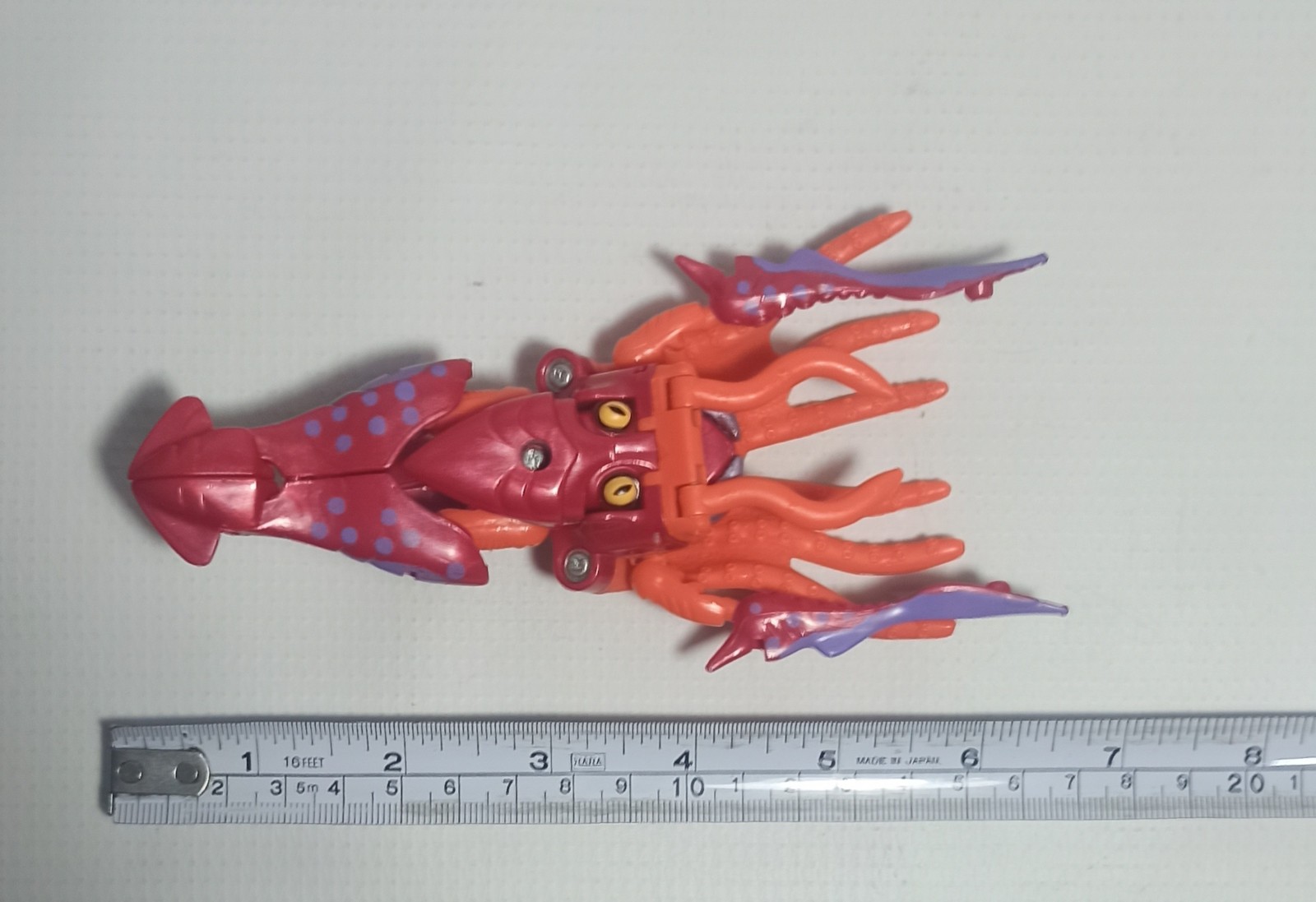 HASBRO VTG 1997 TRANSFORMERS BEAST WARS BASIC CLASS CLAW JAW NO ROBOT MODE HEAD