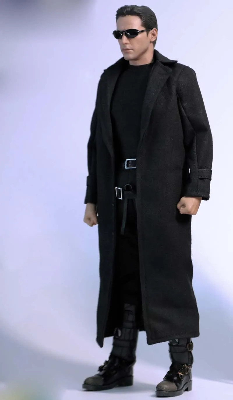 1/6 Scale Men&rsquo;s Long Trench Coat Windbreaker Jacket clothes Models