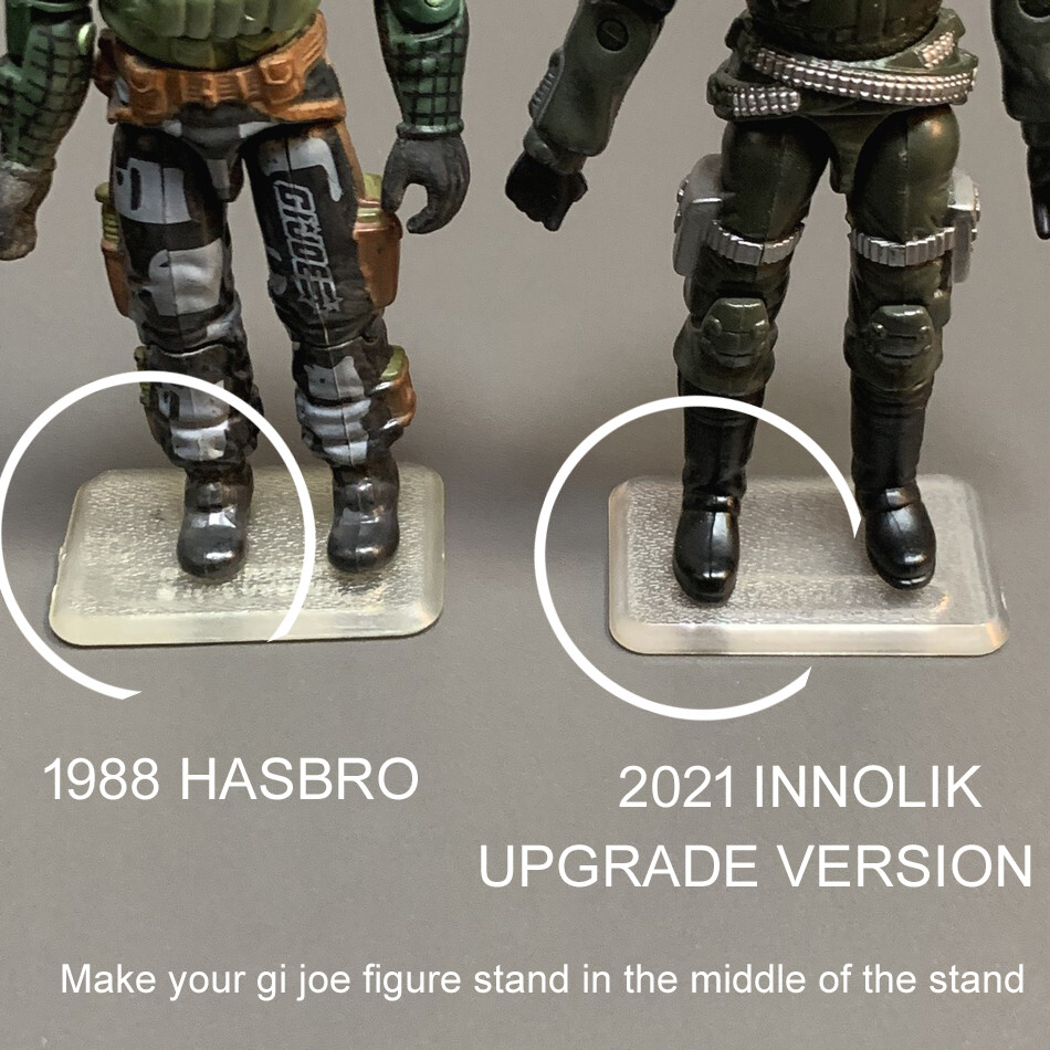 Upgrade Version Lot 10 Transparent stand For GI JOE 3.75 » G.I. JOE Figure Toy