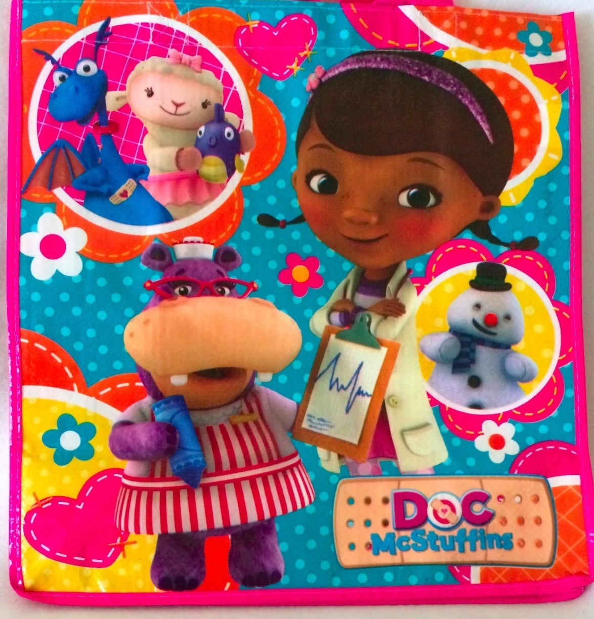 Disney Doc Mcstuffins Reusable Tote Bag Gift Treat Halloween Trick or Treat New