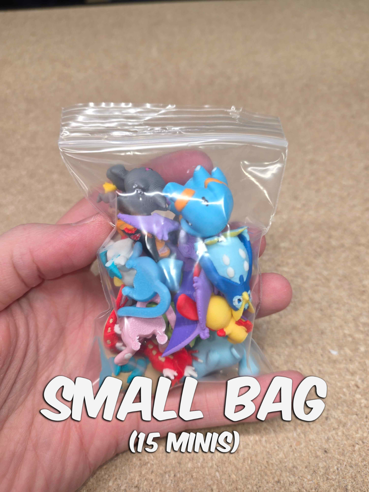 Bundle of Mini 3D Figurnes (Message Us Which Mini&rsquo;s You&rsquo;d Like)