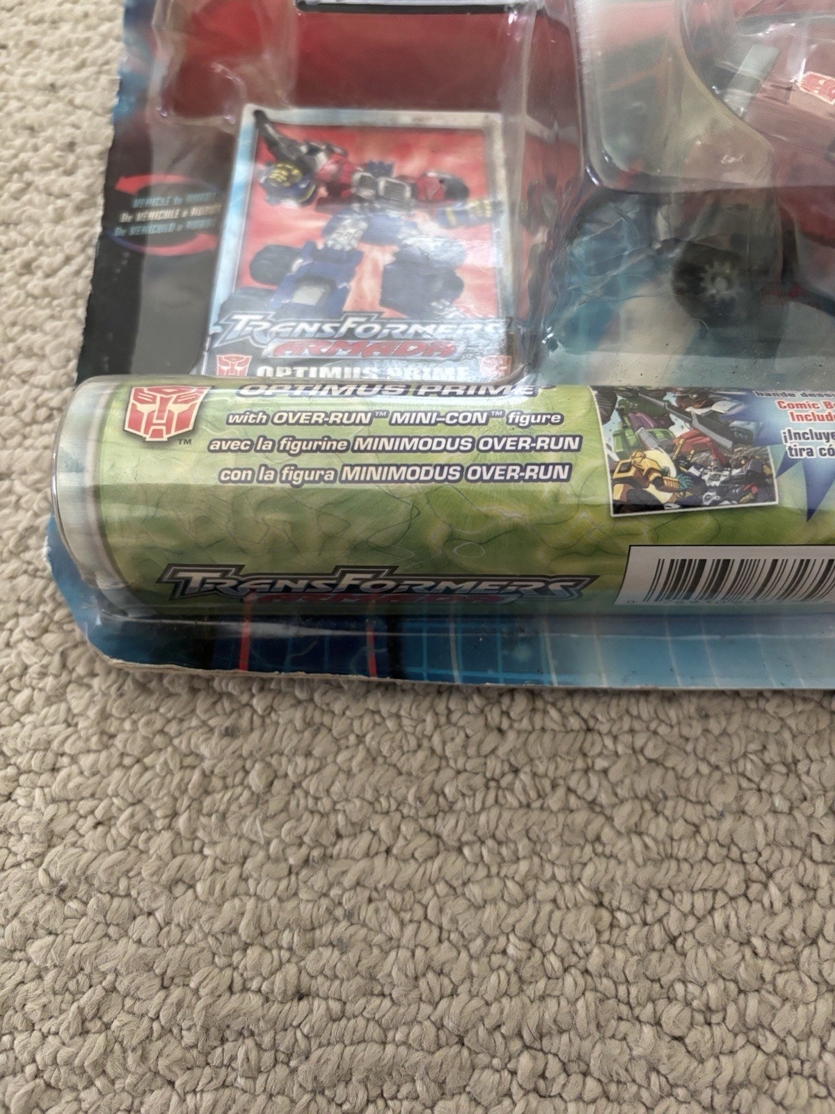 Transformers Armada Supercon Optimus Prime W/ Over-Run Mini-Con Robots 2002