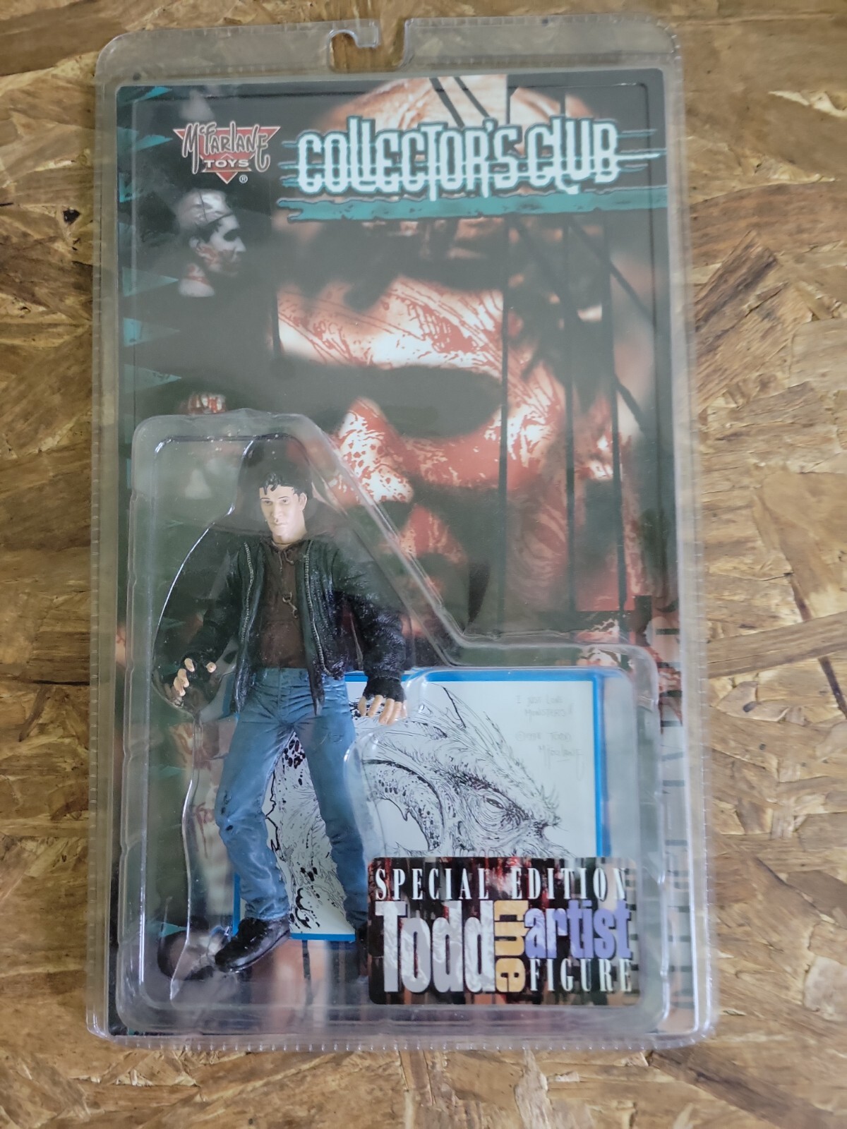 Todd The Artist Action Figure Special Edition Mcfarlane Toys Collector&rsquo;s ClubMIP