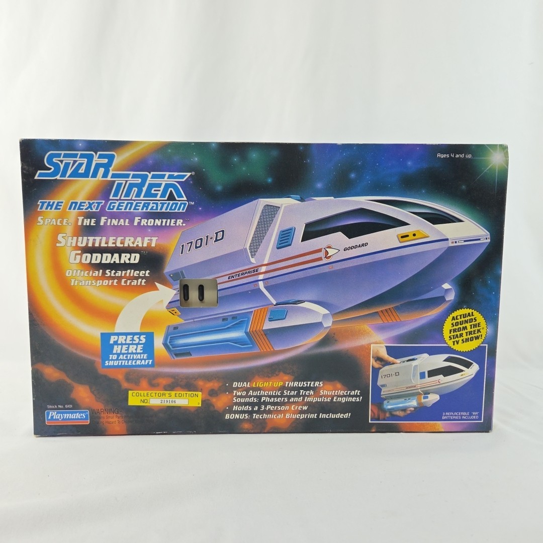 Star Trek The Next Generation Shuttlecraft Goddard 1992 Playmates No. 6101 NEW