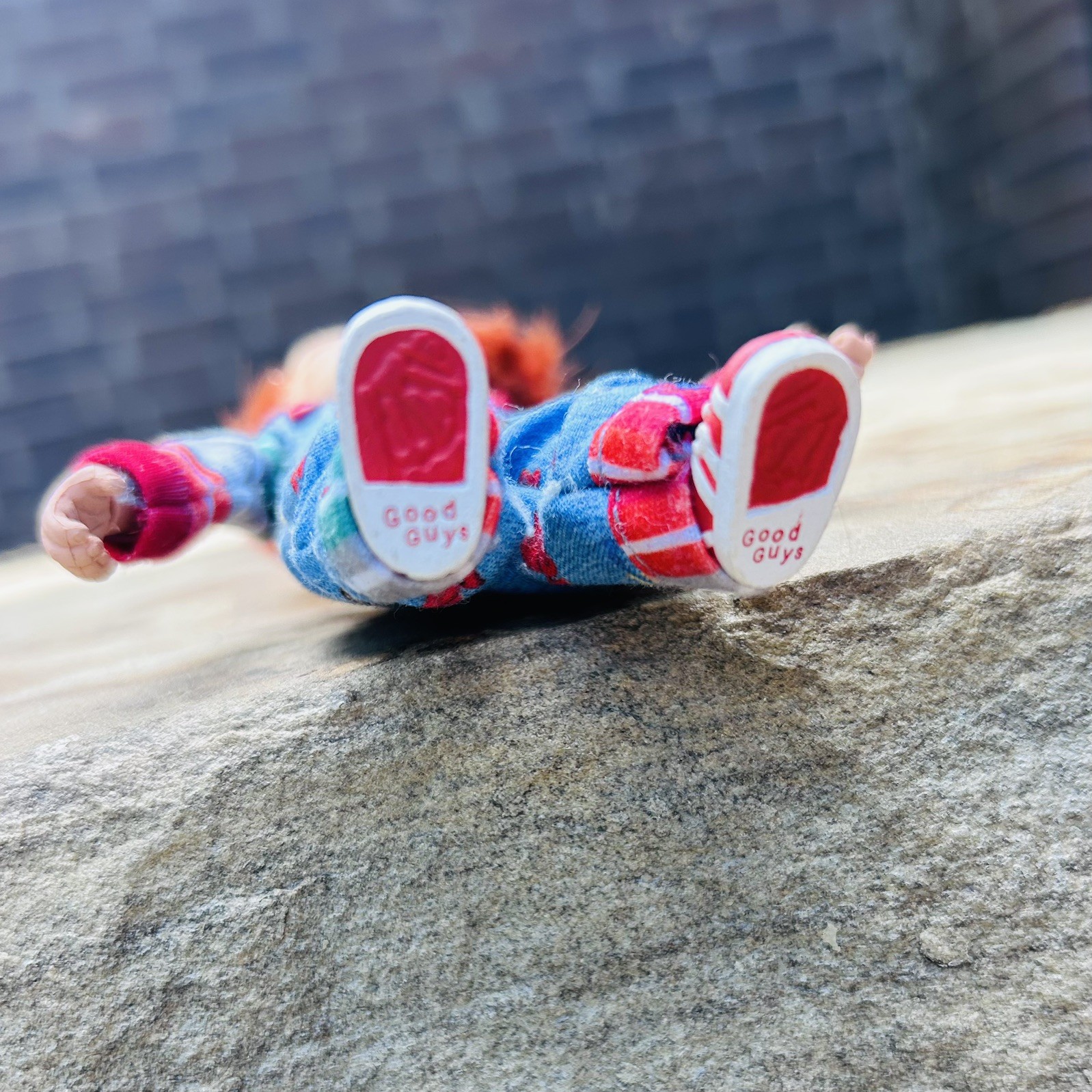 Chucky Movable Action Figure Doll 5.5” Tall with Bat 2 Knives & Hammer