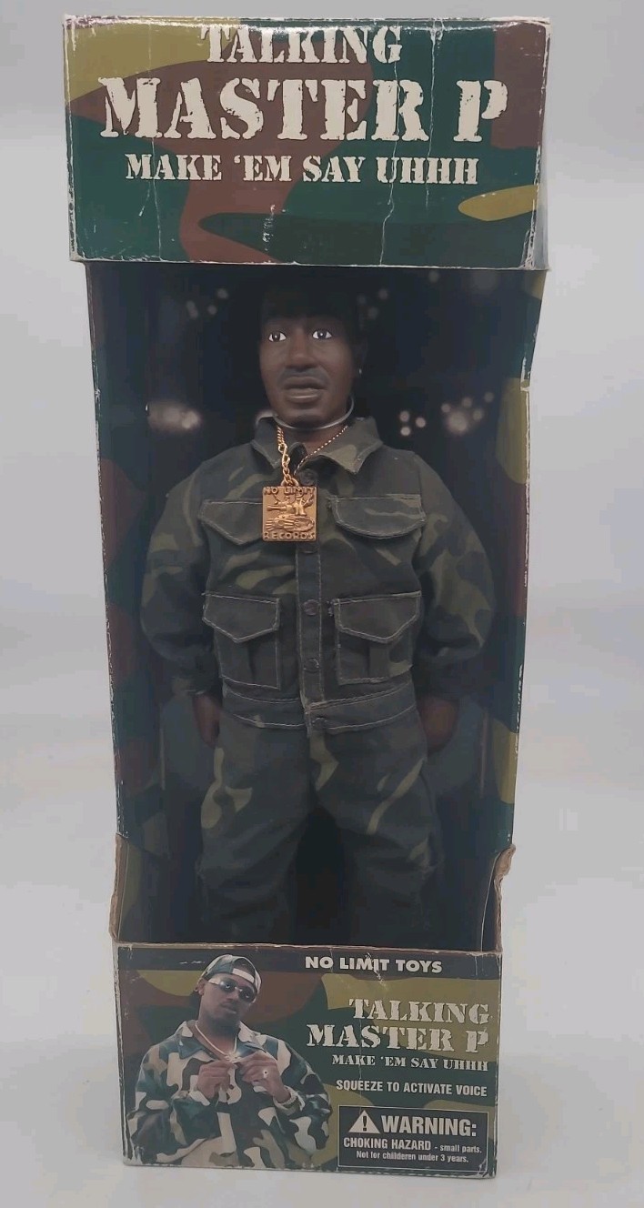 Vintage No Limit Toys Master P Figure Doll w/ Box *BOX Damage NO SHADES/HAT