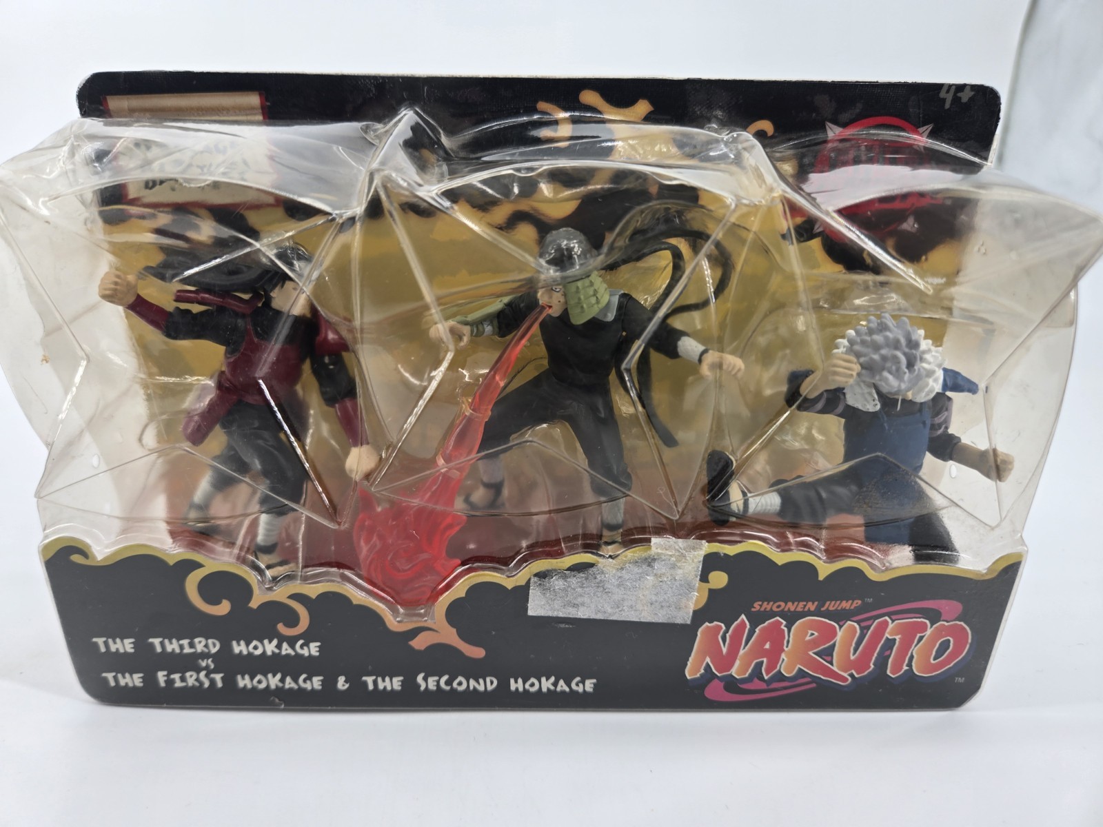 Y2K Mattel Mini Naruto Hokage Battle Set NOS In Box 2007