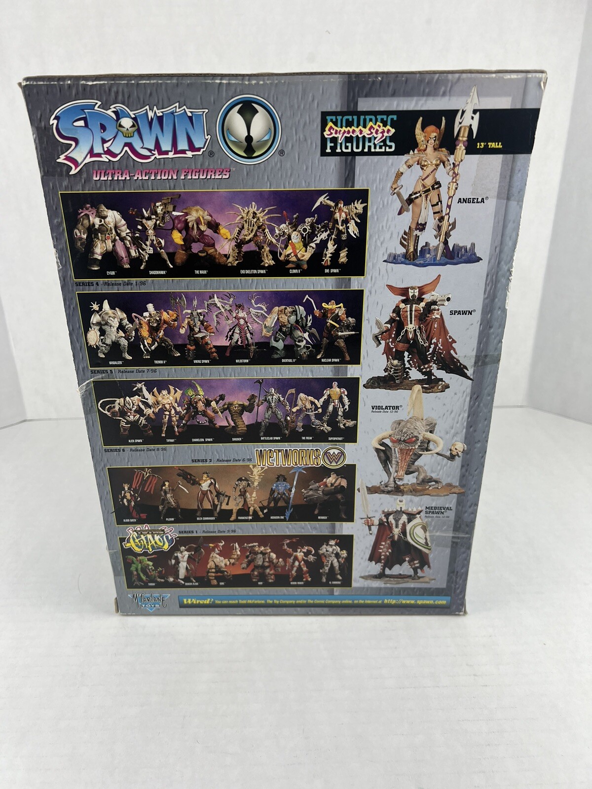 Spawn Ultra-Action Figures Super Size Figures 13&Prime; ANGELA – McFarlane 1996