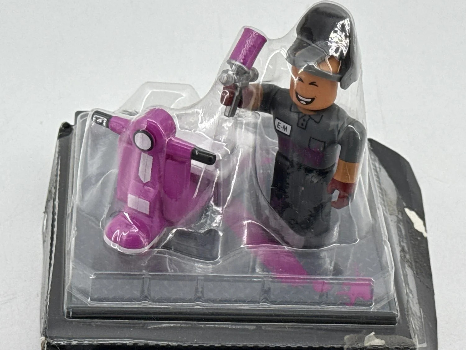 ROBLOX Bloxburg Mechanic Mike Figure w/ Scooter Mikeâs Motors Character