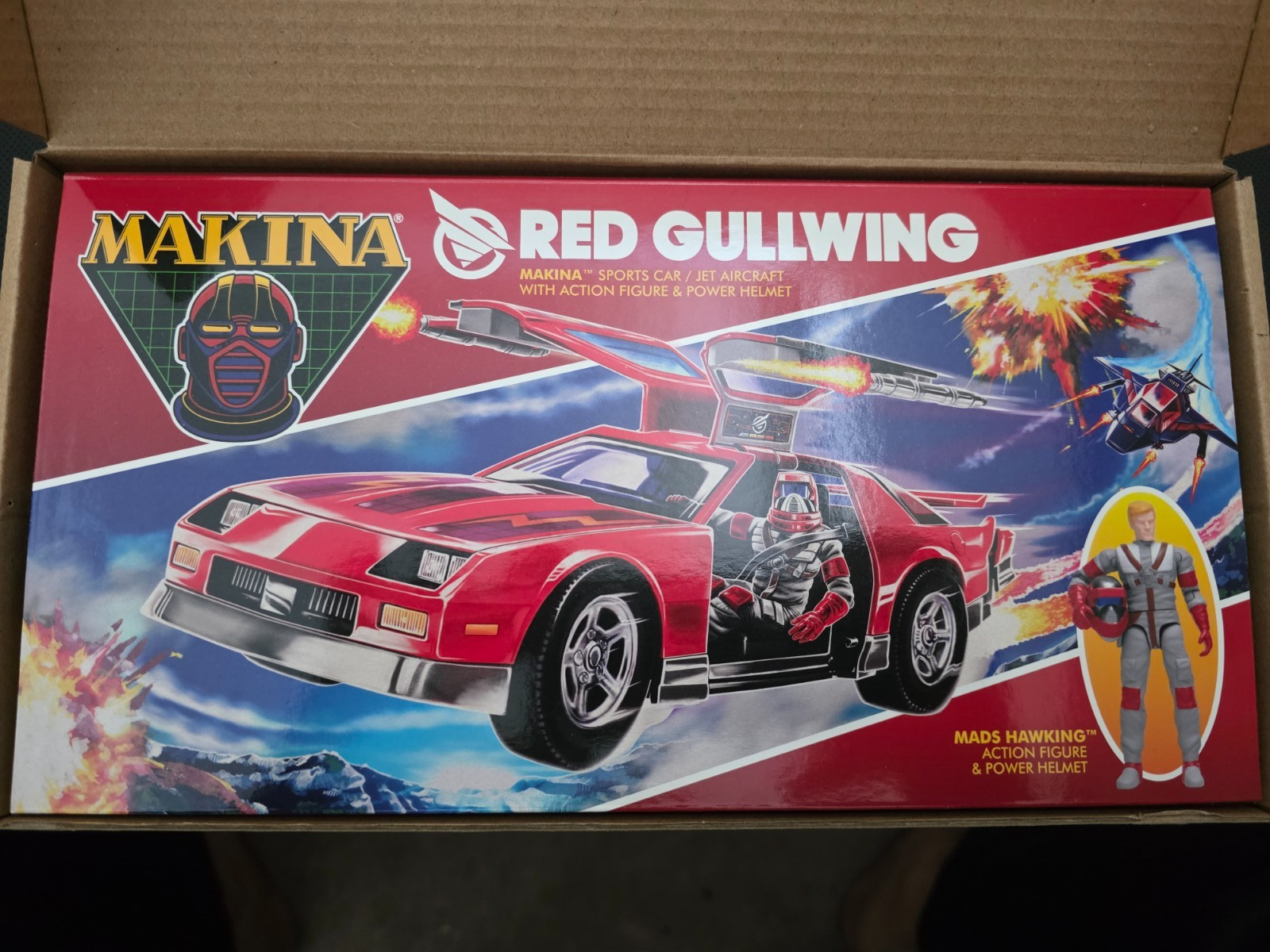 Ramen Toy Makina Labs M.A.S.K Red Gullwing Thunderhawk 1st Batch Ultra Rare