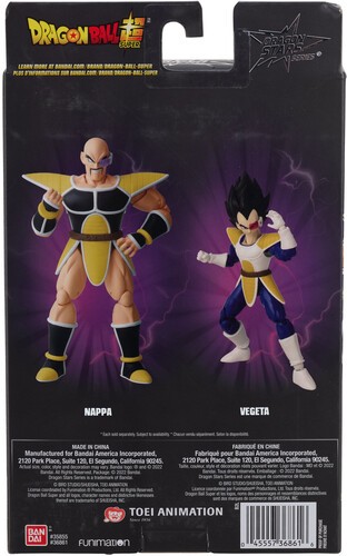Bandai – Dragon Ball Super – Dragon Stars – Nappa Action Figure [New Toy] Acti
