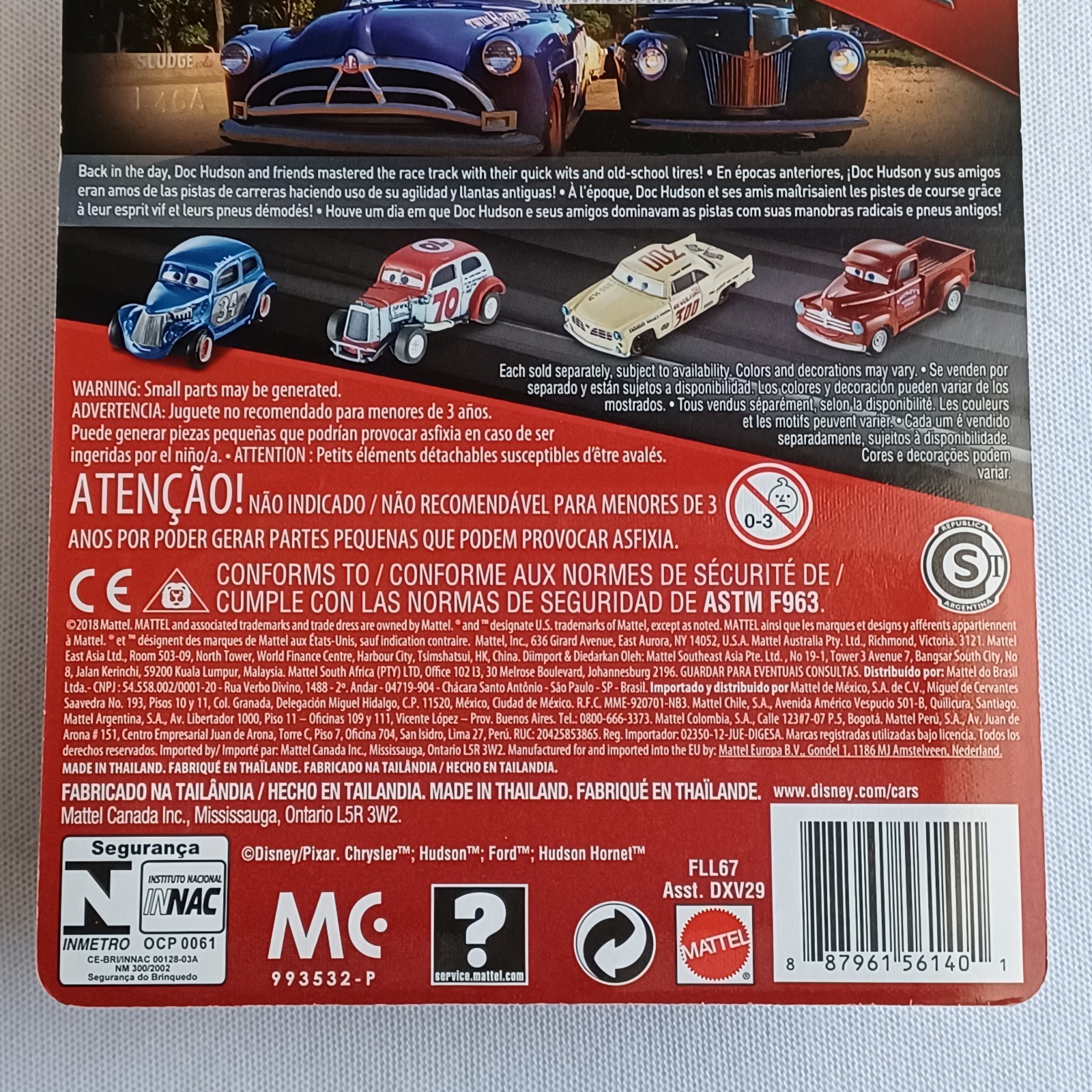 2018 DISNEY PIXAR CARS *DOC&rsquo;S RACING DAYS* *JET ROBINSON* *VERY RARE* *SEALED*