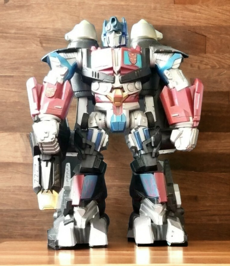 2008 TRANSFORMERS Mega Power Bots JETPOWER Optimus Prime 12&Prime;