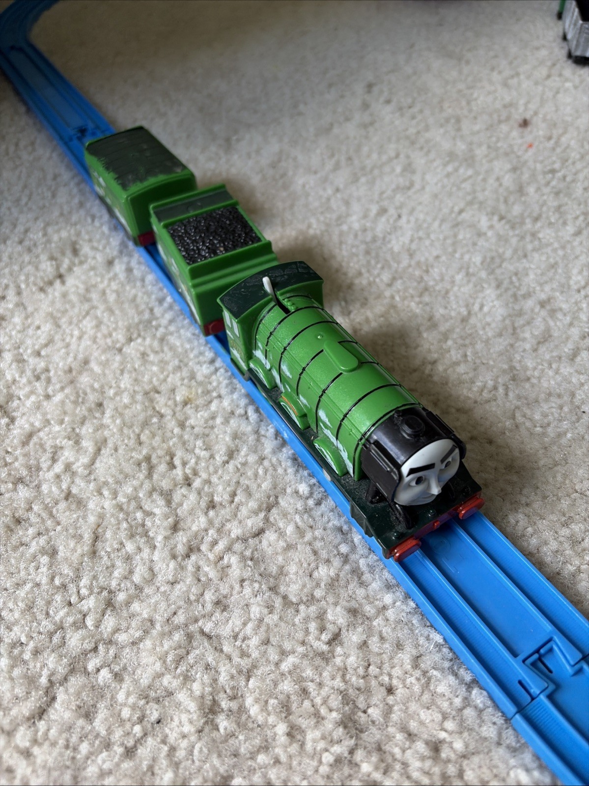 Complete Thomas Trackmaster Flying Scotsman Motorized Train Engine WORKS
