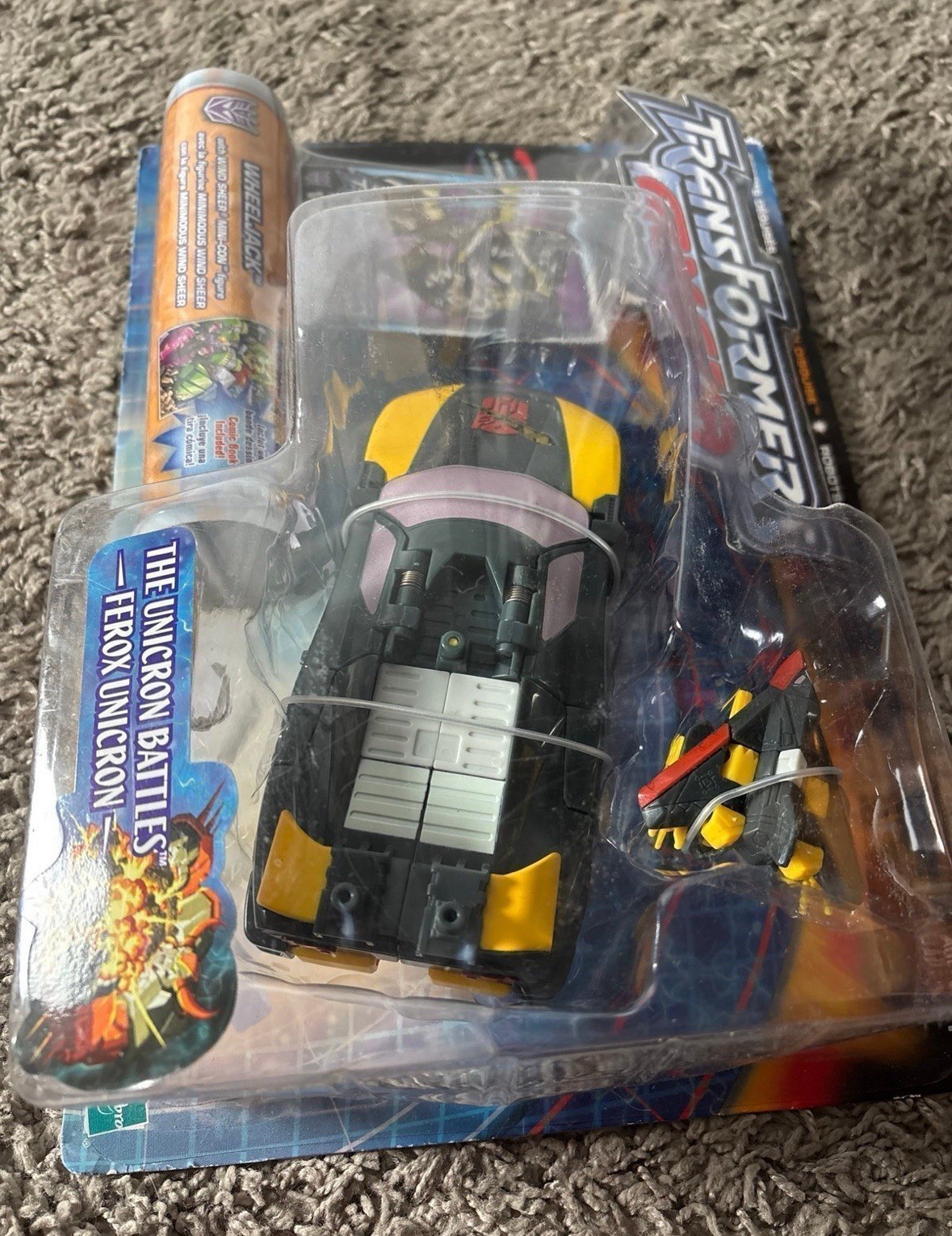 2003 Hasbro Transformers Armada Ferox Unicron Wheeljack w/Wind Sheer Mini-Con