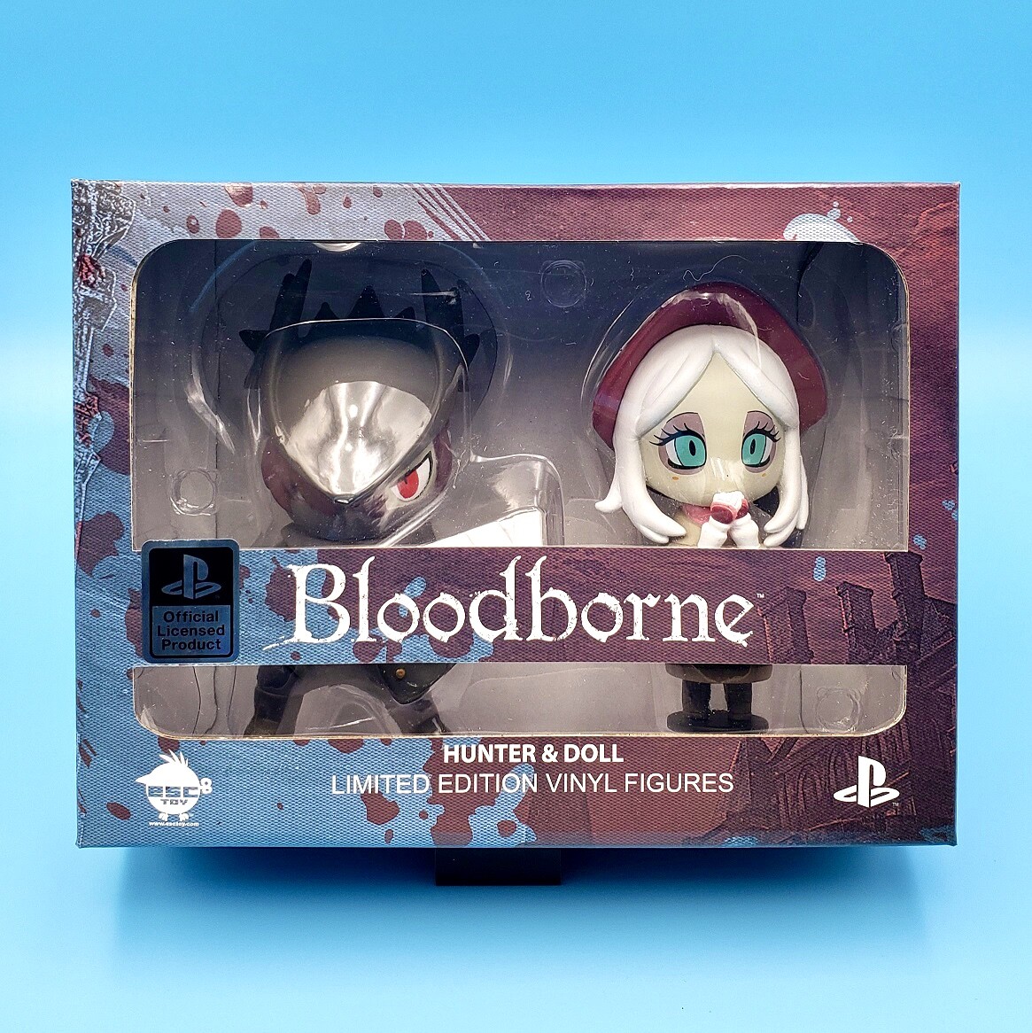 Bloodborne Hunter and Doll Vinyl Figure Statue Set Official Sony PlayStation PS4
