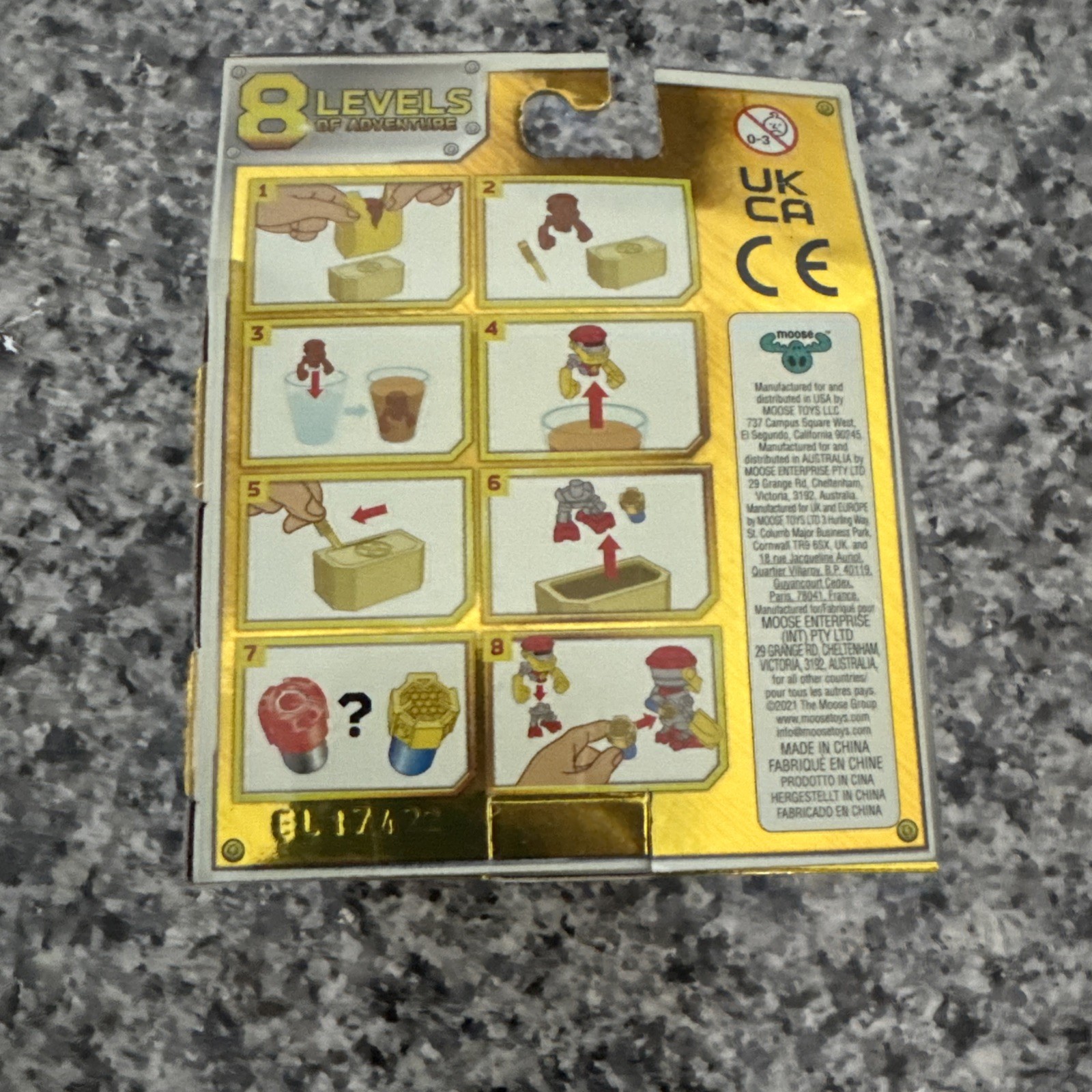 Treasure X Robots Gold – Mini Robots – Moose Toys – New