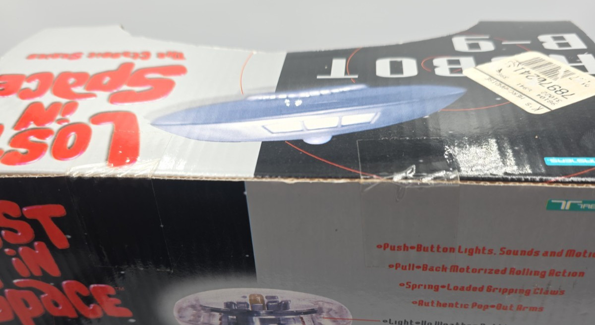 Lost In Space Trendmasters Robot B-9 Action Figure In Box 1997 Classic Read