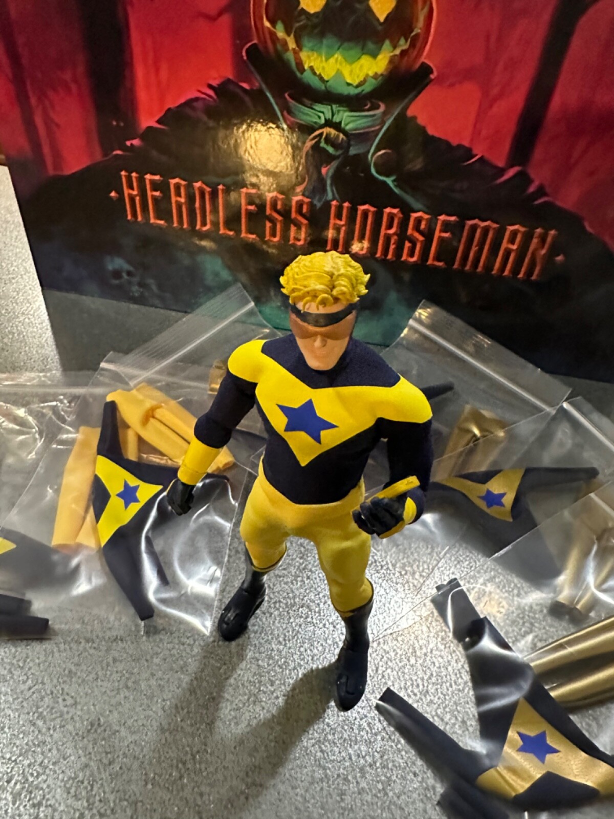 Mezco one 12 scale , booster gold suit only