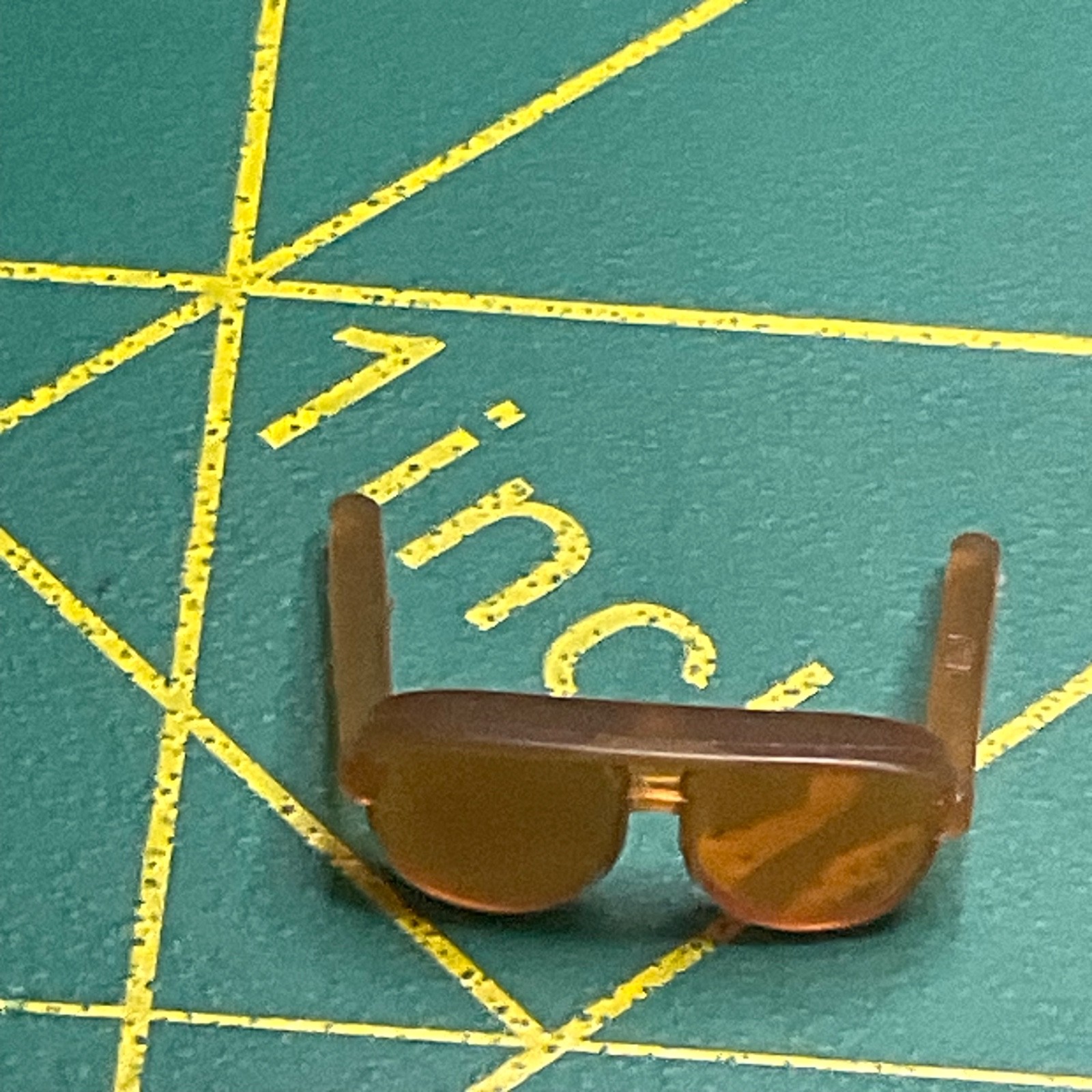 WWE Orange Aviator Sunglasses Accessory Mattel Figure Prop 1/12 Fodder AEW Elite