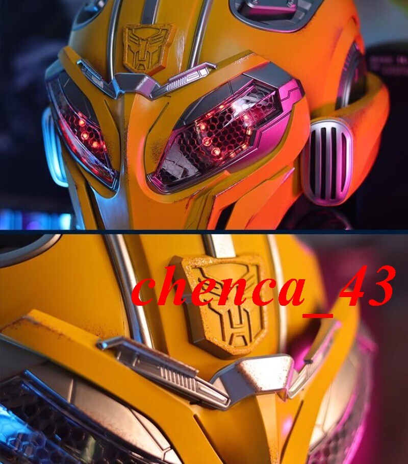 US Ship!! Touch/Remote/Voice Control 1:1 Bumblebee Helmet Halloween Cosplay Prop