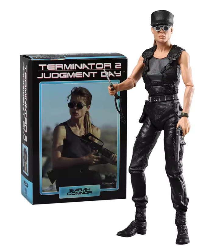 NECA Terminator 2 Judgment Day Sarah Connor Linda Hamilton 7&Prime; Action Figure
