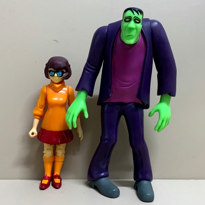 2pcs Scooby Doo Velma & Frankensteins Monster 5inch Action Figures 2022 Kids Toy