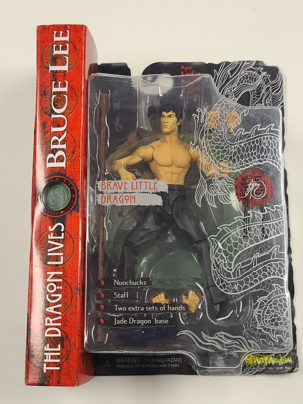 The Dragon Lives 6 » BRUCE LEE Mouth Variant Brave Little Dragon Art Asylum New