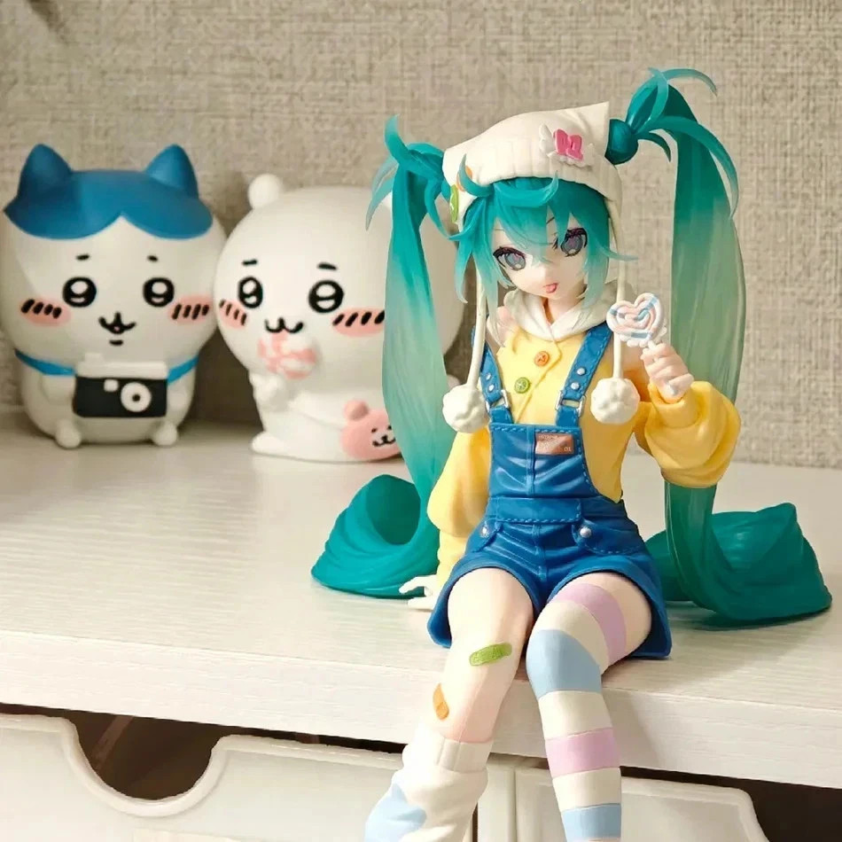14cm Japan Hatsune Miku Lollipop Noodle Stopper Figure