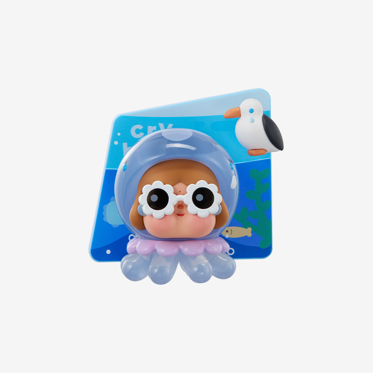 POP MART CRYBABY Cry Me an Ocean Series Fridge Magnet Authentic Hot Toy Gift