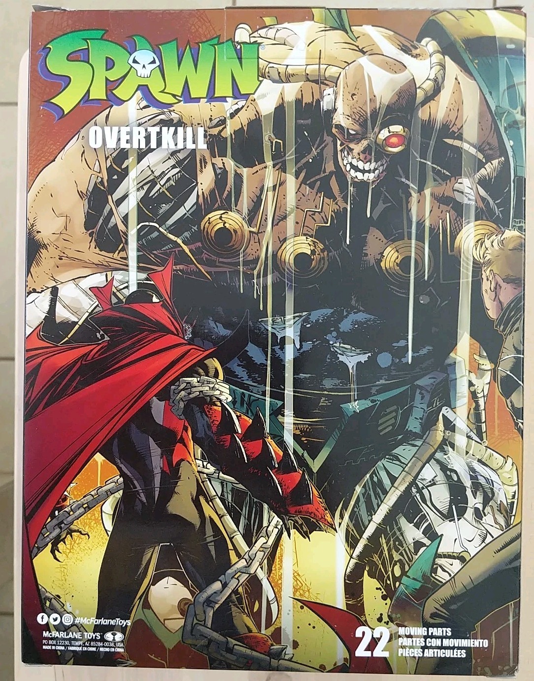 Spawn Overtkill 10&Prime; Megafig Action Figure by McFarlane Toys | NEW/READ