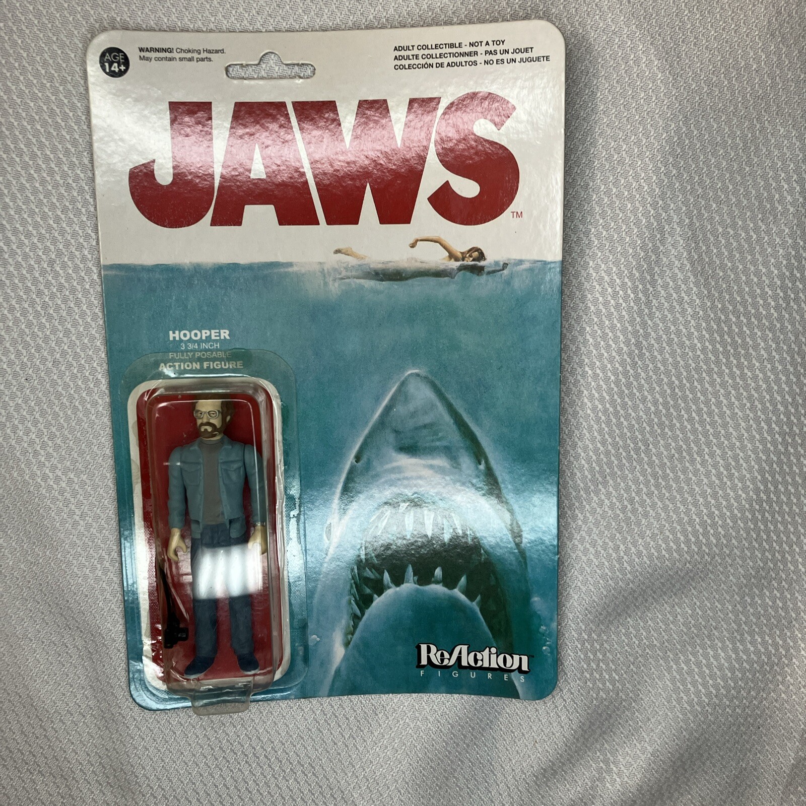 Funko ReAction Super7 JAWS Hooper Action Figure W/ Protective Case