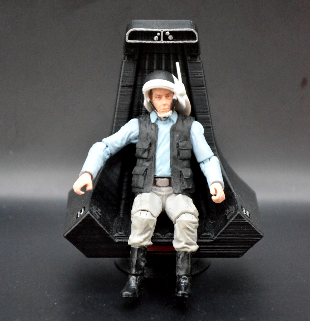 1:18 STAR WARS EMPEROR PALPATINE THRONE 3.75&Prime; scale DIORAMA FIGURE