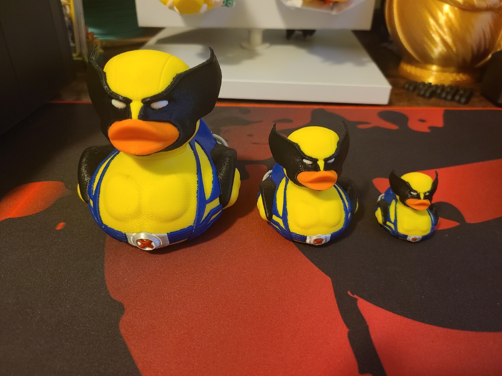 Wolverine X Men Duck 3D Printed Mini Size Jeep Duck Plastic Highly Detailed