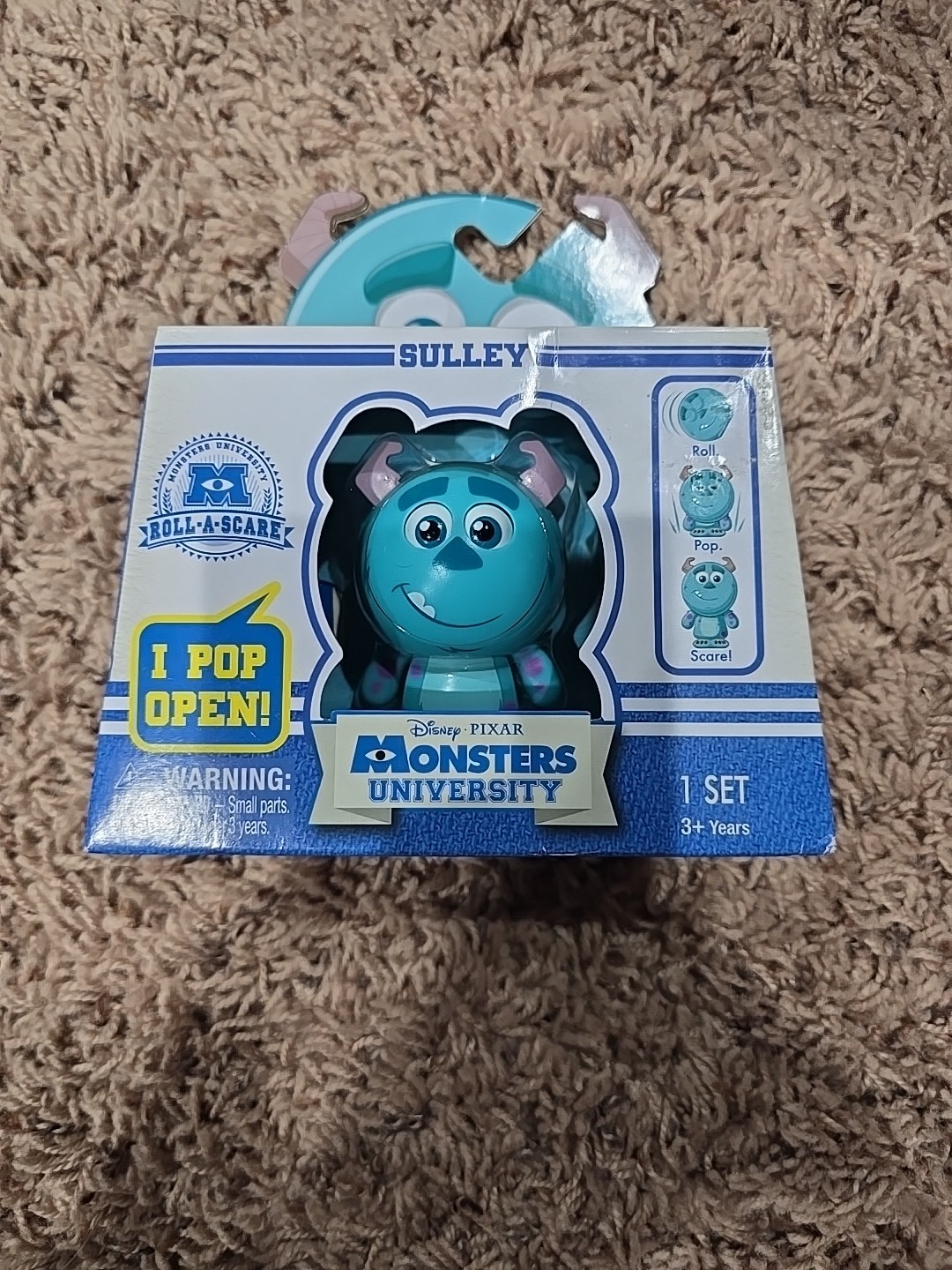 Disney Pixar Monsters University Roll A Scare Sulley Spin Master