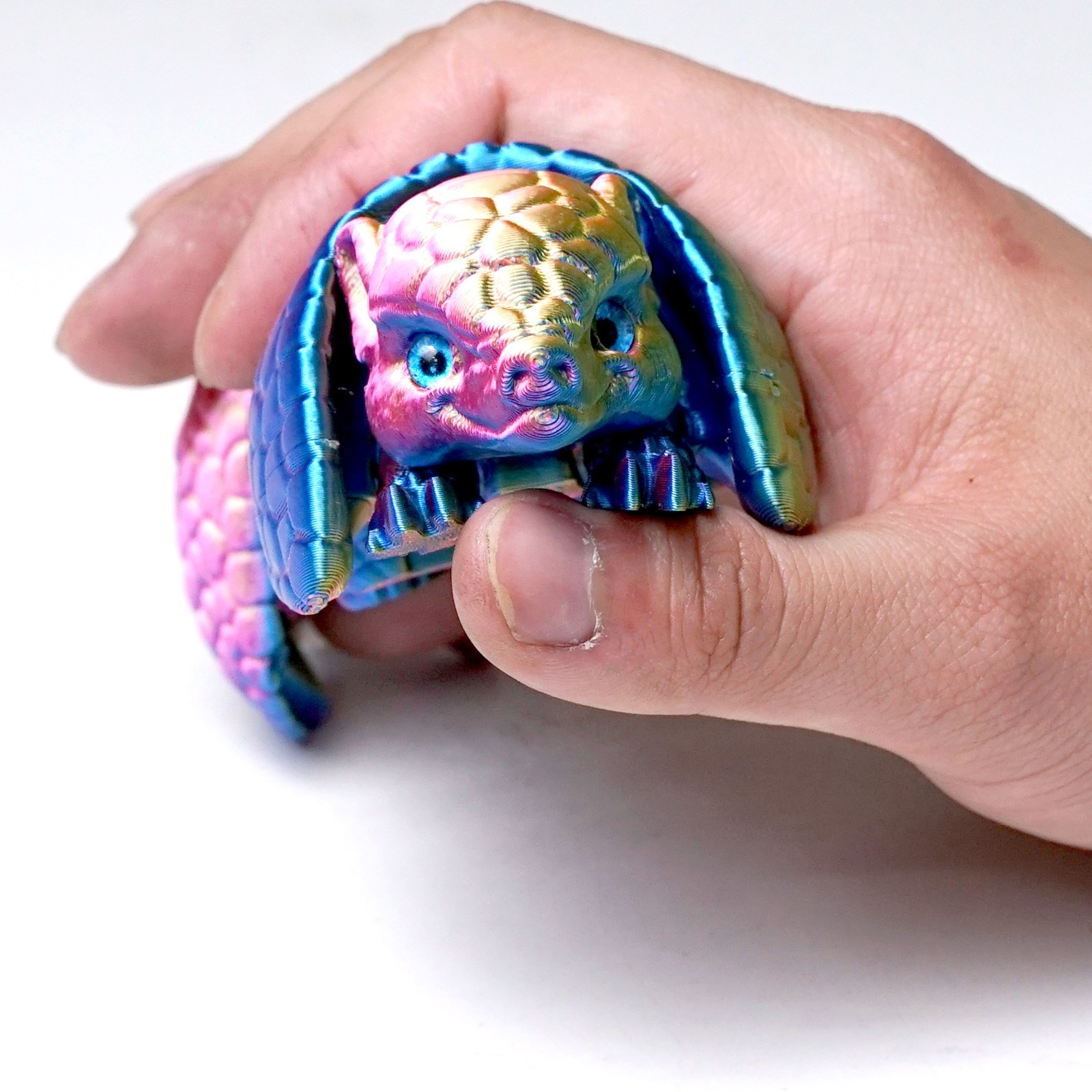 3D Printed Armadillo Model,Articulated Animals Figure,Fidget Toys Home Decor
