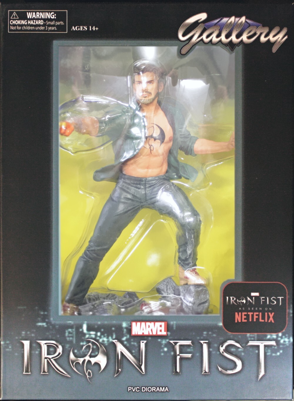 IRON FIST Figure – Diamond Select Toys Netflix Marvel Comic Hero Statue Diorama