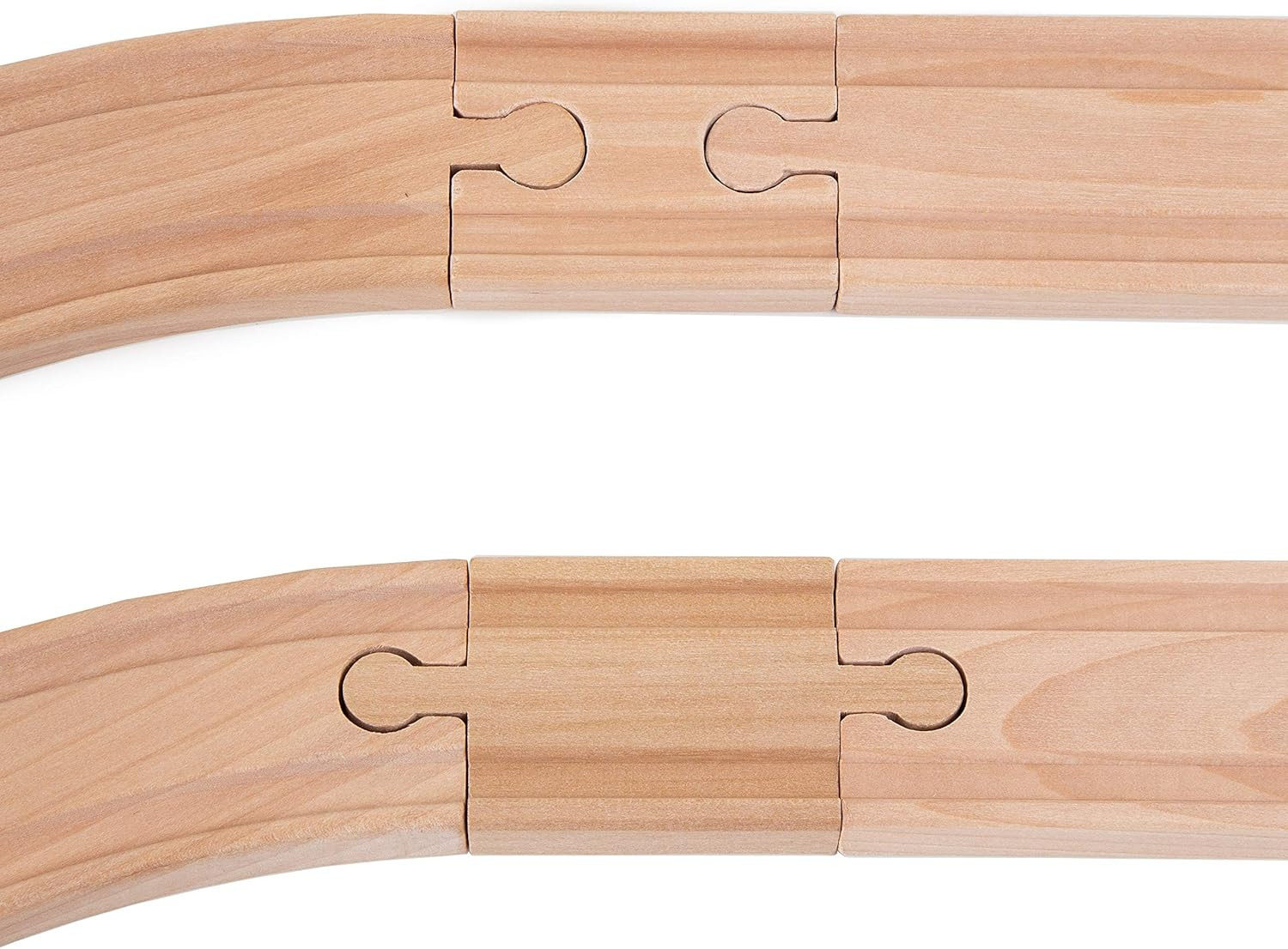 Orbrium® 8 Pcs Wooden Train Track Adapters for Thomas & Friends Sets